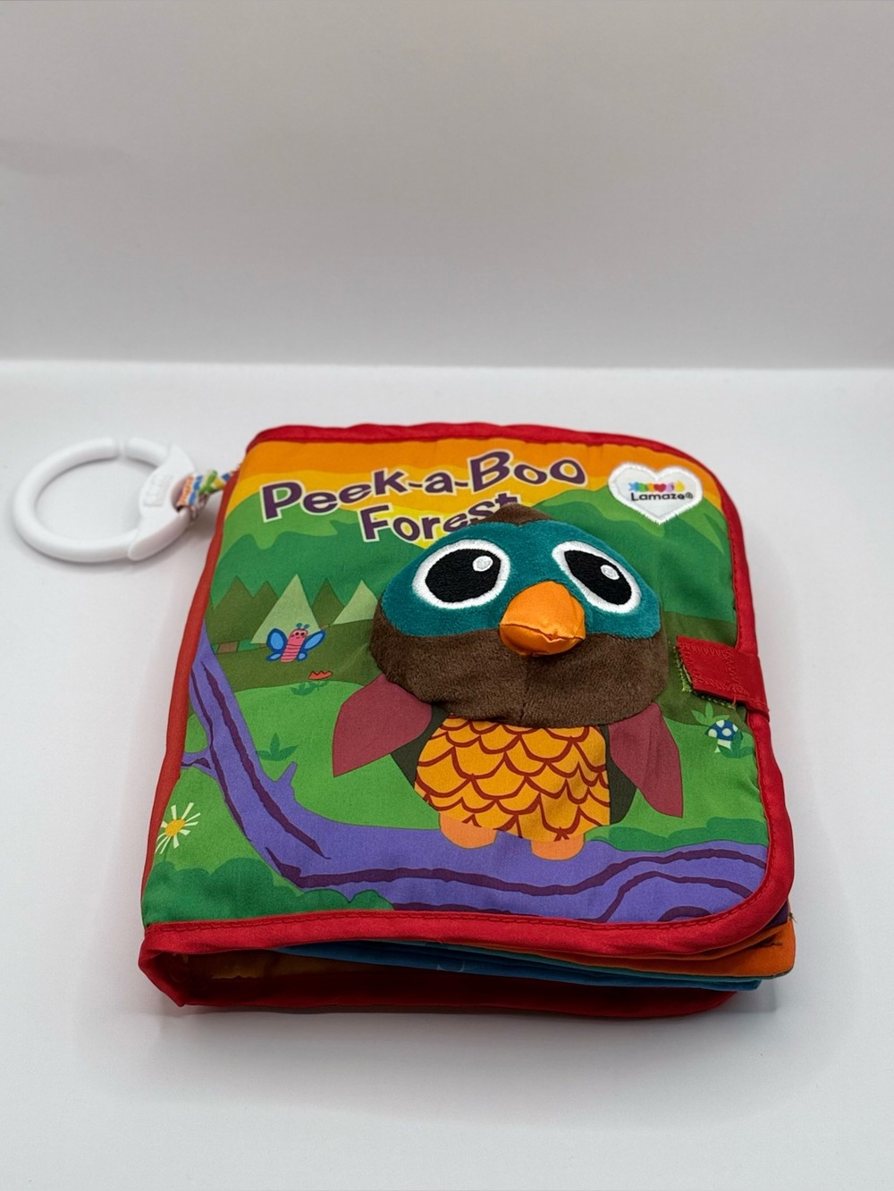 Lamaze Peek a Boo Soft Baby Book Learning Sensory Toy